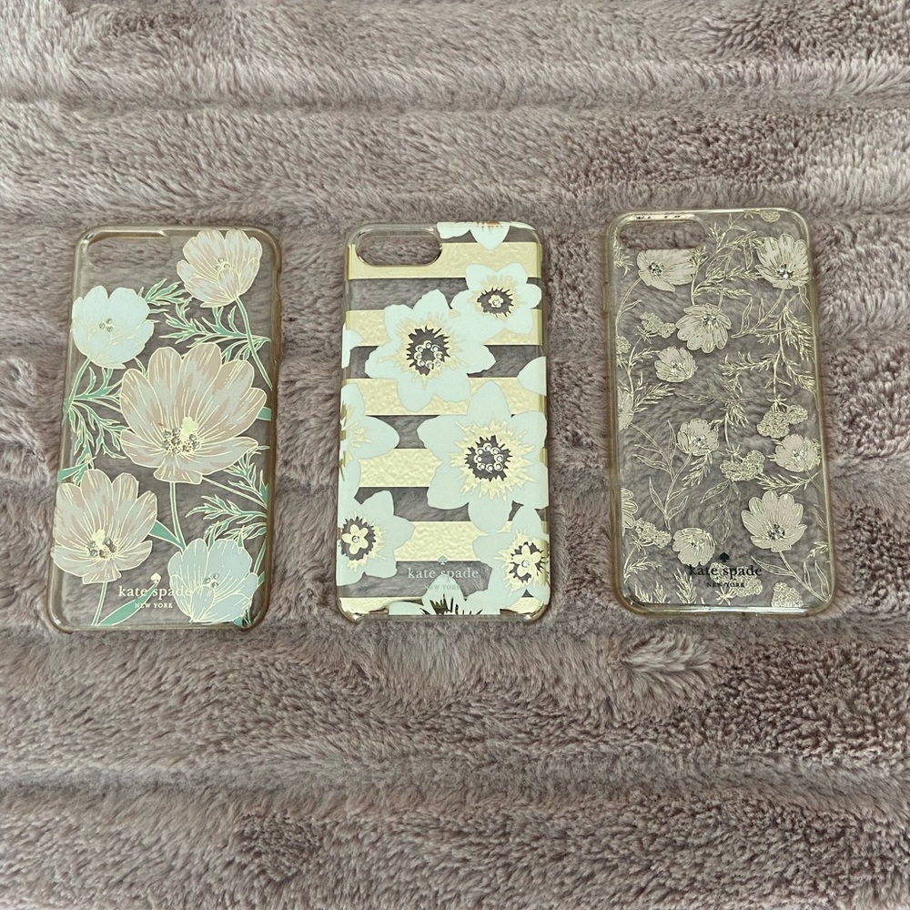 Kate Spade IPhone 7plus cases. Three cases.